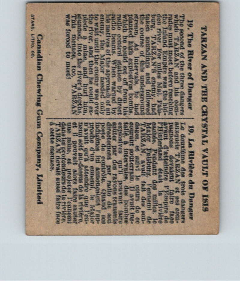 1934 Tarzan Cryastal Vault of Isis #19 River of Danger V16357