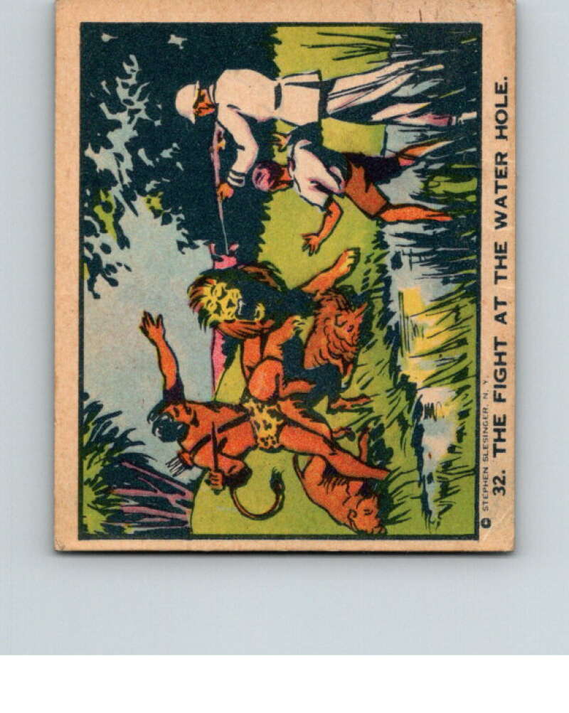 1934 Tarzan Cryastal Vault of Isis #32 Fight Wayer Hole V16370