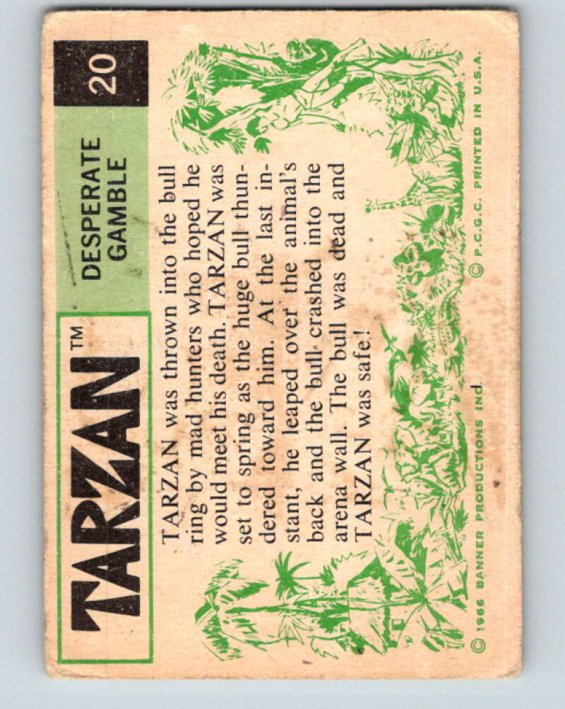 1966 Tarzan #20 Desperate Gamble V16391