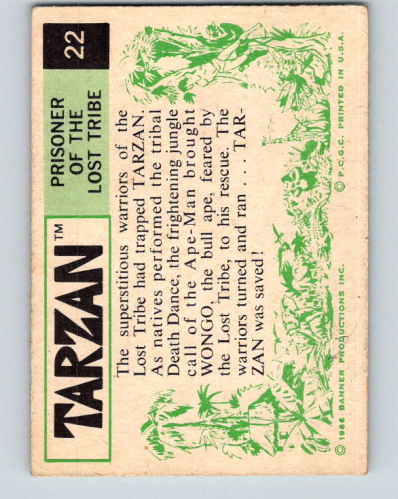 1966 Tarzan #22 Prisoner of Lost Tribe V16392