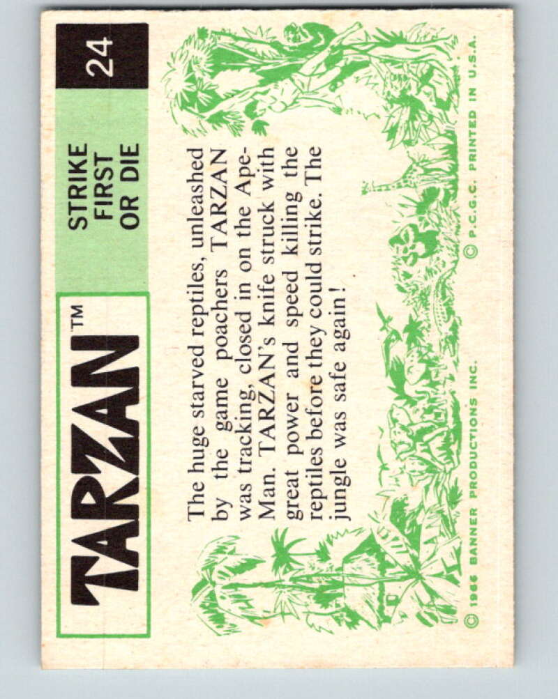 1966 Tarzan #24 Strike First or Die V16394