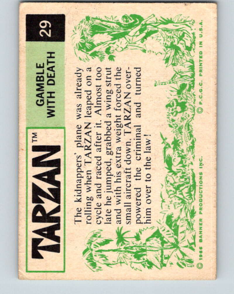 1966 Tarzan #29 Gamble with Death V16395