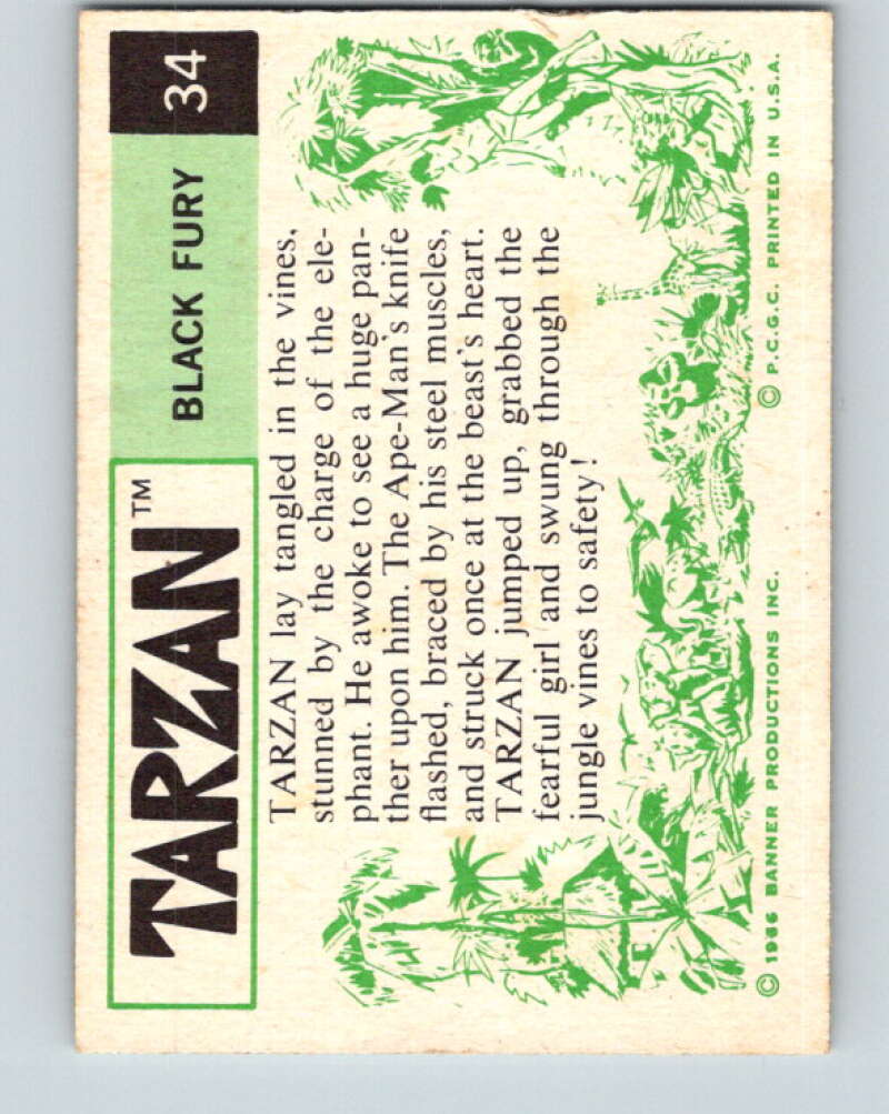 1966 Tarzan #34 Black Fury V16399