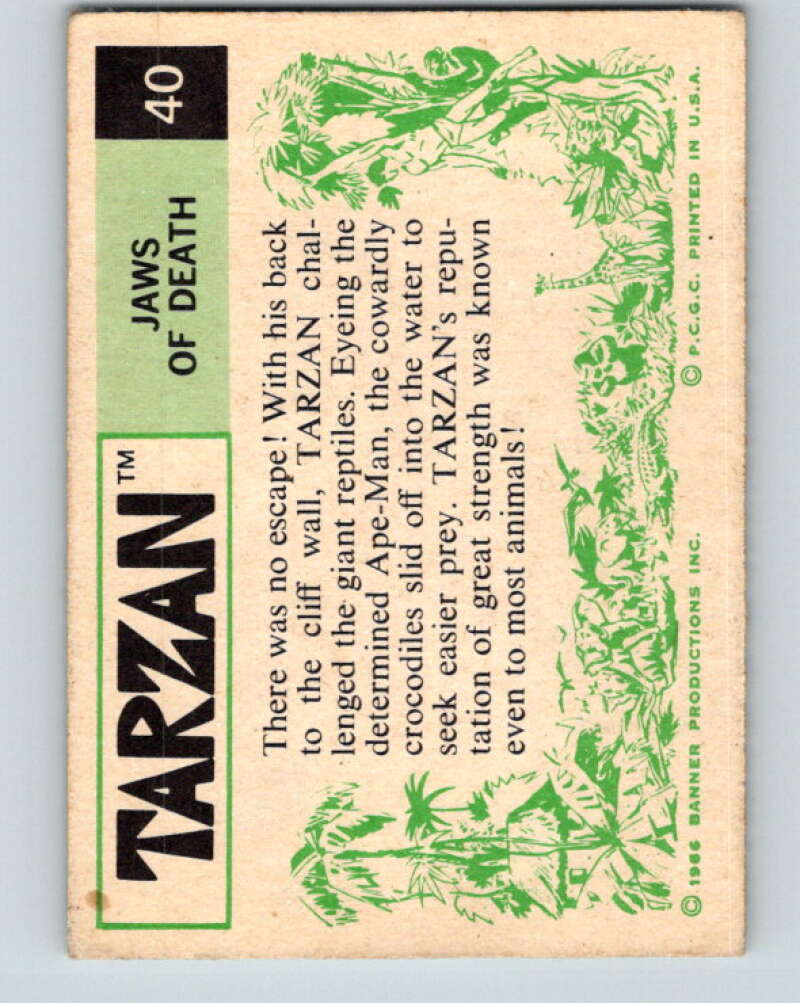 1966 Tarzan #40 Jaws of Death V16402