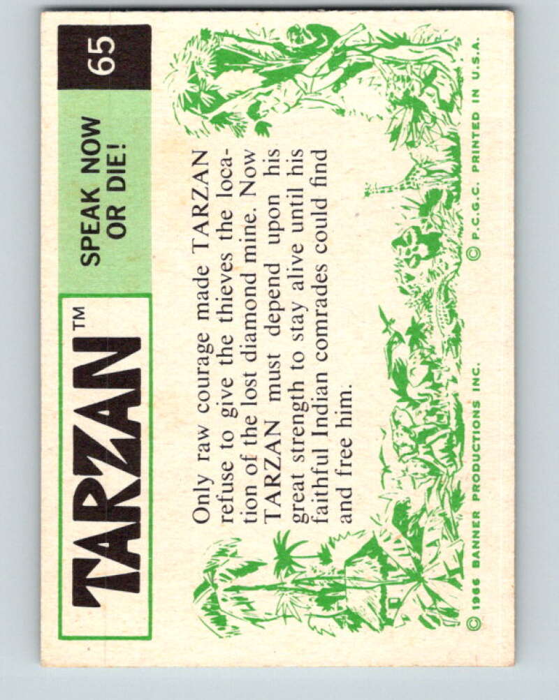 1966 Tarzan #65 Speak Now or Die V16413