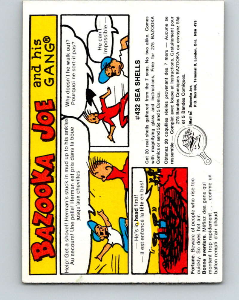 1970's O-Pee-Chee Bazooka Joe and his Gang #34 V16442