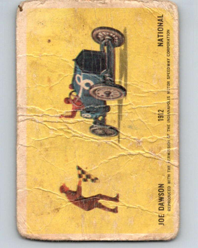 1960 Hawes Wax Indy #2 Joe Dawson V16460