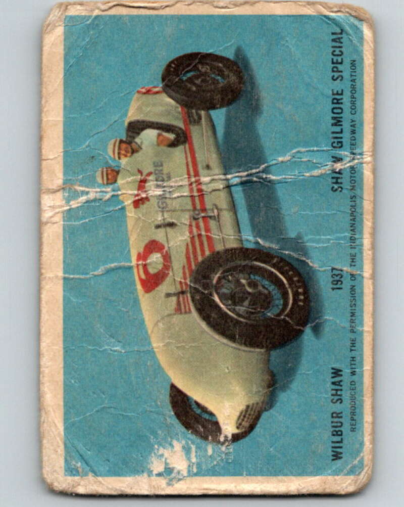 1960 Hawes Wax Indy #25 Wilbur Shaw V16462