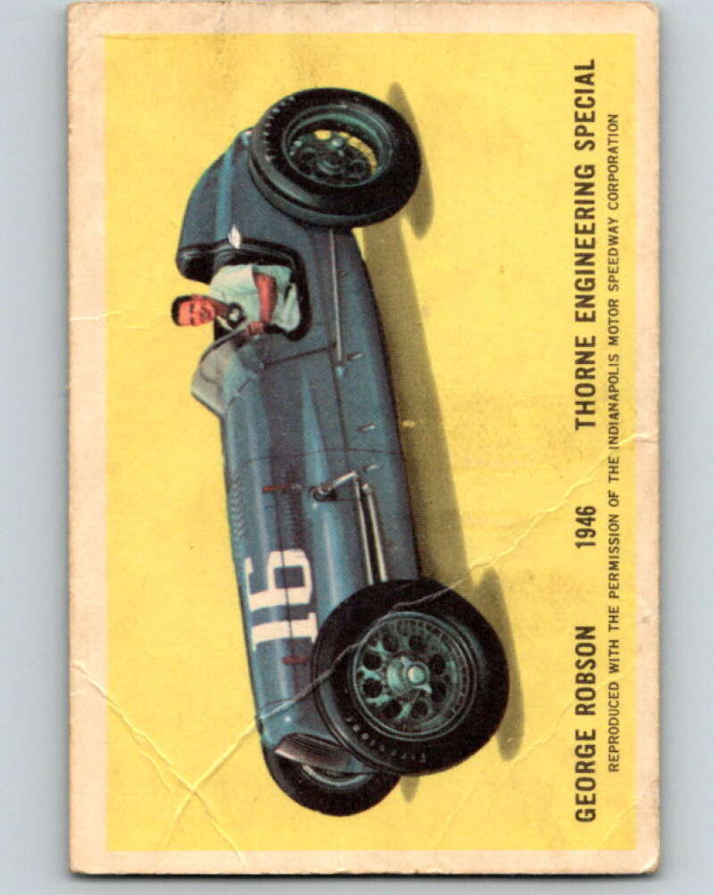 1960 Hawes Wax Indy #30 George Robson V16465
