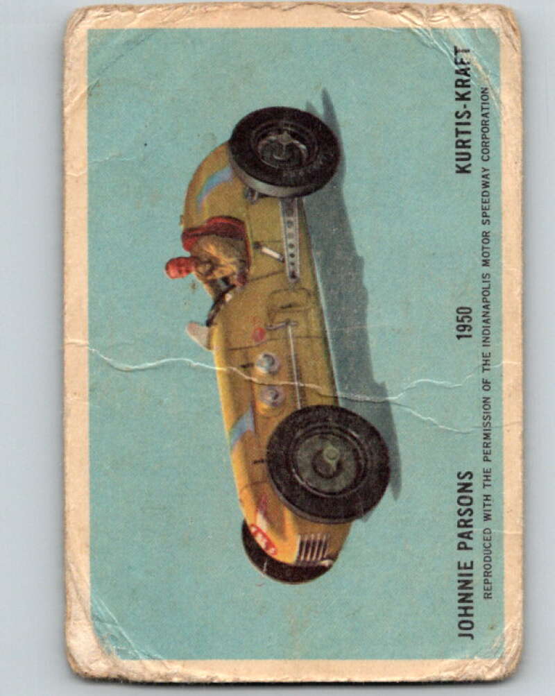 1960 Hawes Wax Indy #34 Johnnie Parsons V16466