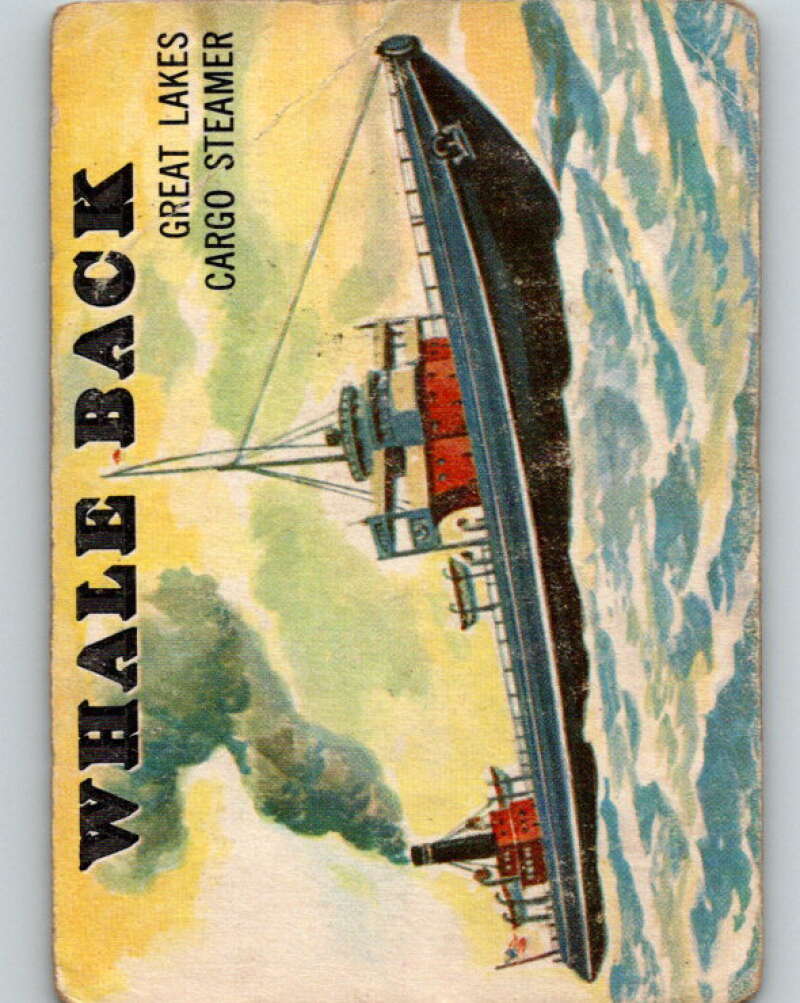 1955 Topps Rails and Sails #132 Whale Back V16471
