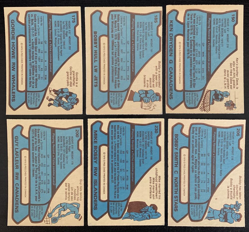 1979-80 O-Pee-Chee NHL Hockey Complete Set 1-396 Gretzky Rookie *0187