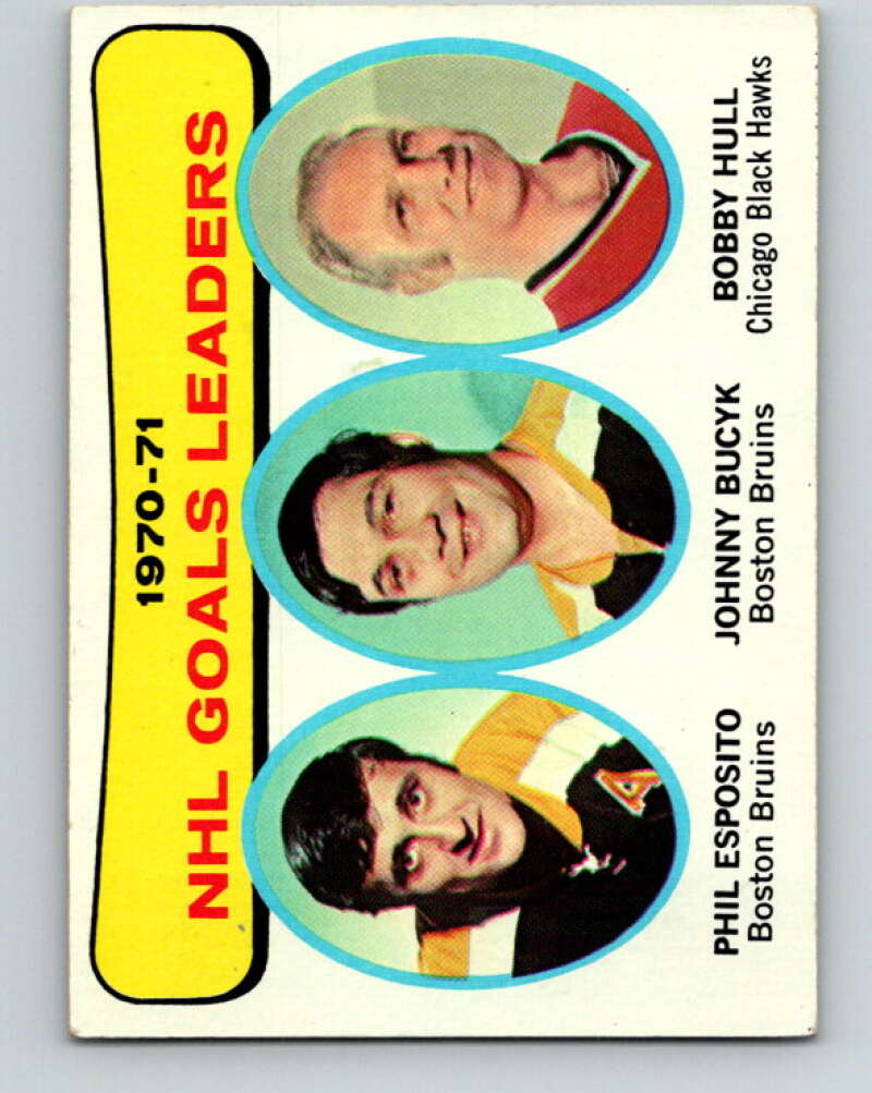 1971-72 Topps #1 Esposito/Bucyk/Hull LL V16476