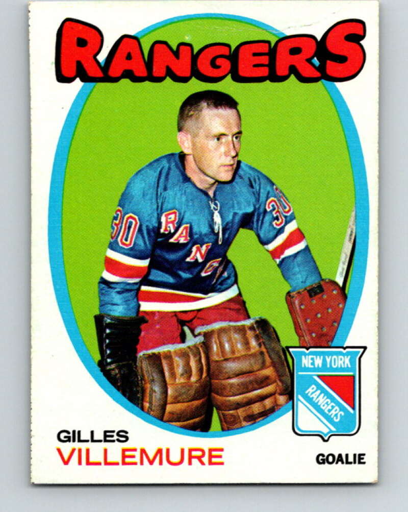 1971-72 Topps #18 Gilles Villemure New York Rangers V16490