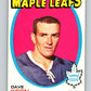 1971-72 Topps #80 Dave Keon  Toronto Maple Leafs  V16523