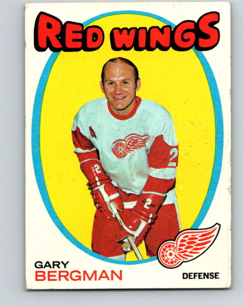 1971-72 Topps #119 Gary Bergman Detroit Red Wings V16544
