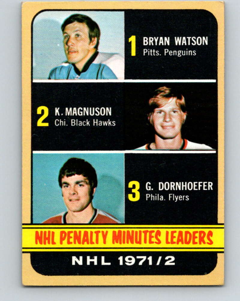 1972-73 Topps #65 Watson/Manguson/Dornhoefer LL V16564