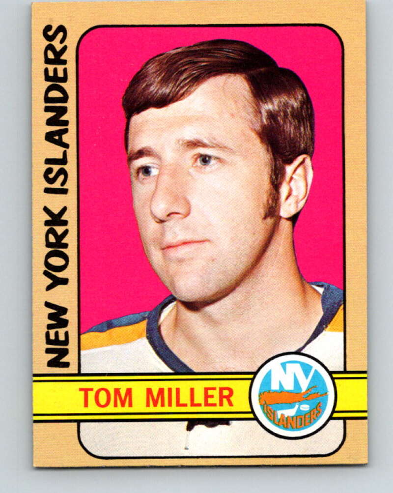 1972-73 Topps #76 Tom Miller RC Rookie New York Islanders V16568