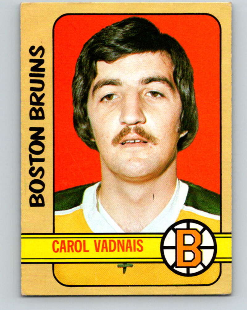 1972-73 Topps #85 Carol Vadnais Boston Bruins V16570