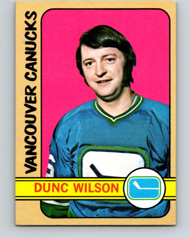 1972-73 Topps #91 Dunc Wilson Vancouver Canucks V16572