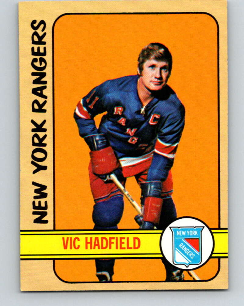 1972-73 Topps #110 Vic Hadfield New York Rangers V16584