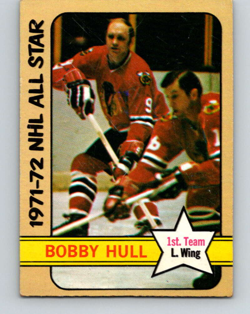1972-73 Topps #126 Bobby Hull AS Chicago Blackhawks V16587