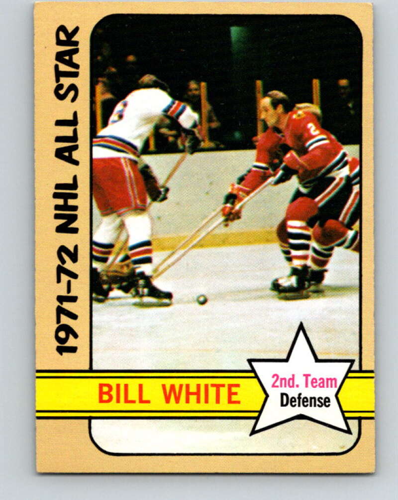 1972-73 Topps #128 Bill White AS Chicago Blackhawks V16588