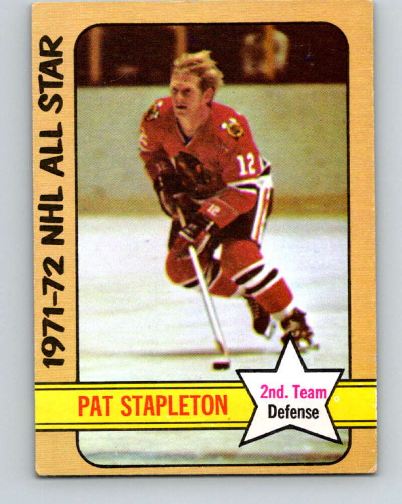 1972-73 Topps #129 Pat Stapleton AS Chicago Blackhawks V16589