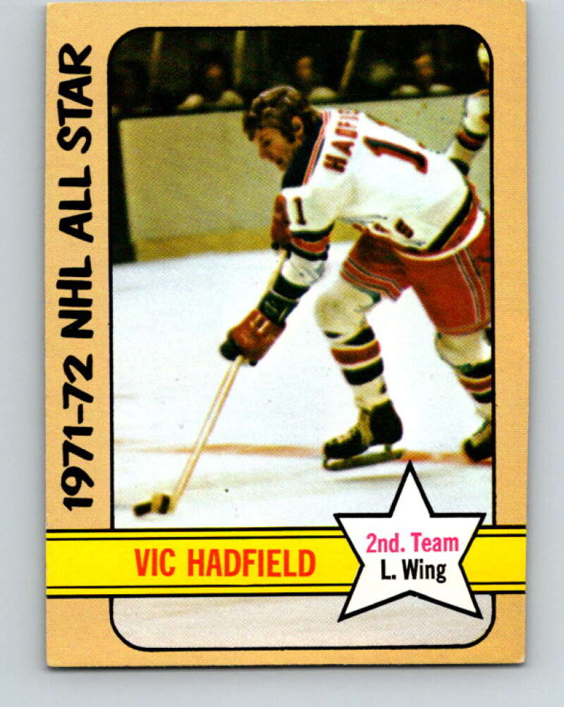 1972-73 Topps #132 Vic Hadfield AS New York Rangers V16590