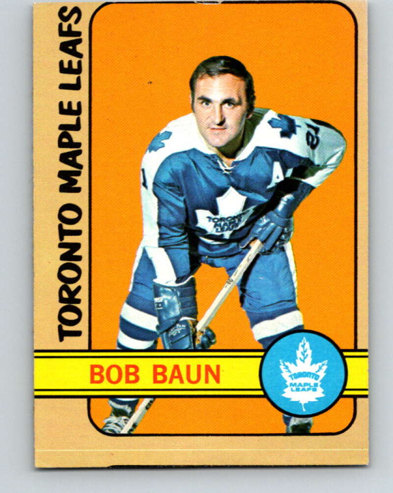 1972-73 Topps #134 Bob Baun Toronto Maple Leafs V16592