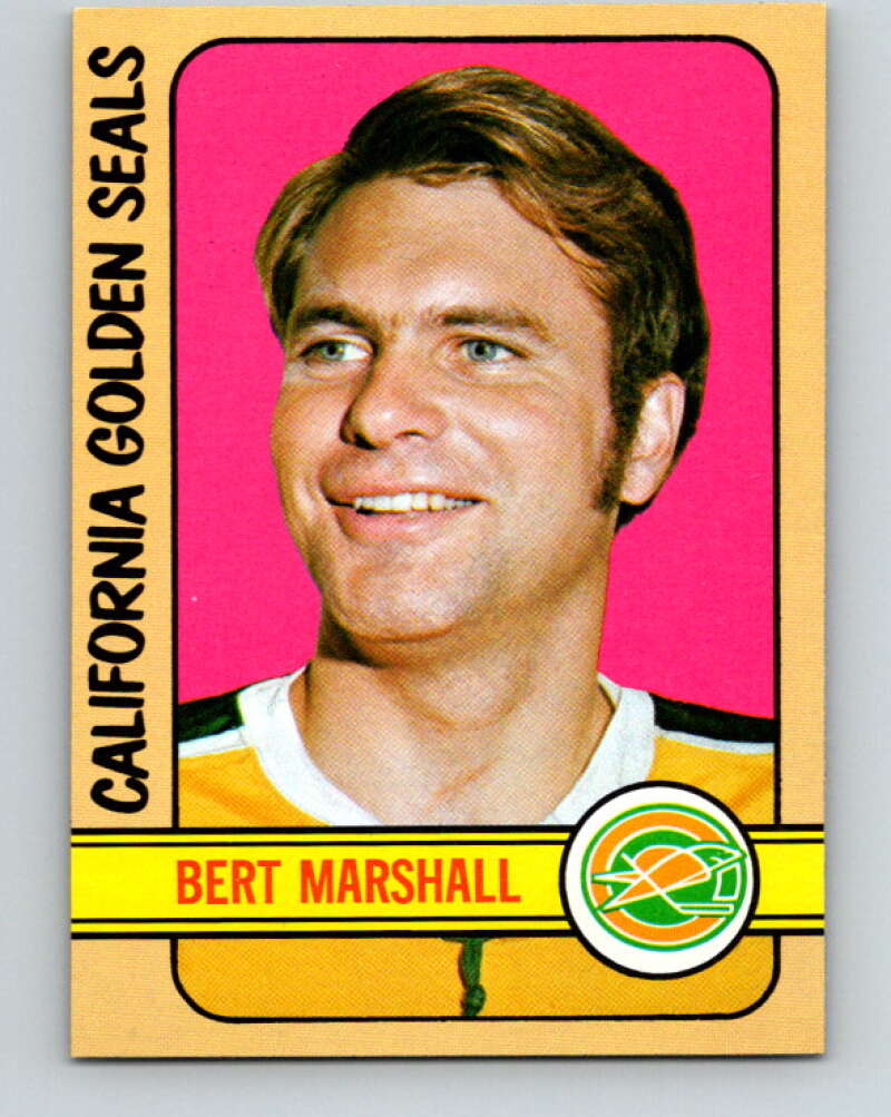 1972-73 Topps #162 Bert Marshall California Golden Seals V16604