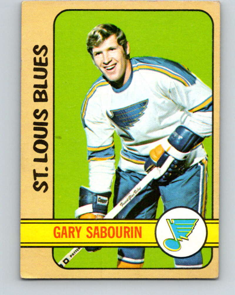 1972-73 Topps #163 Gary Sabourin St. Louis Blues V16605