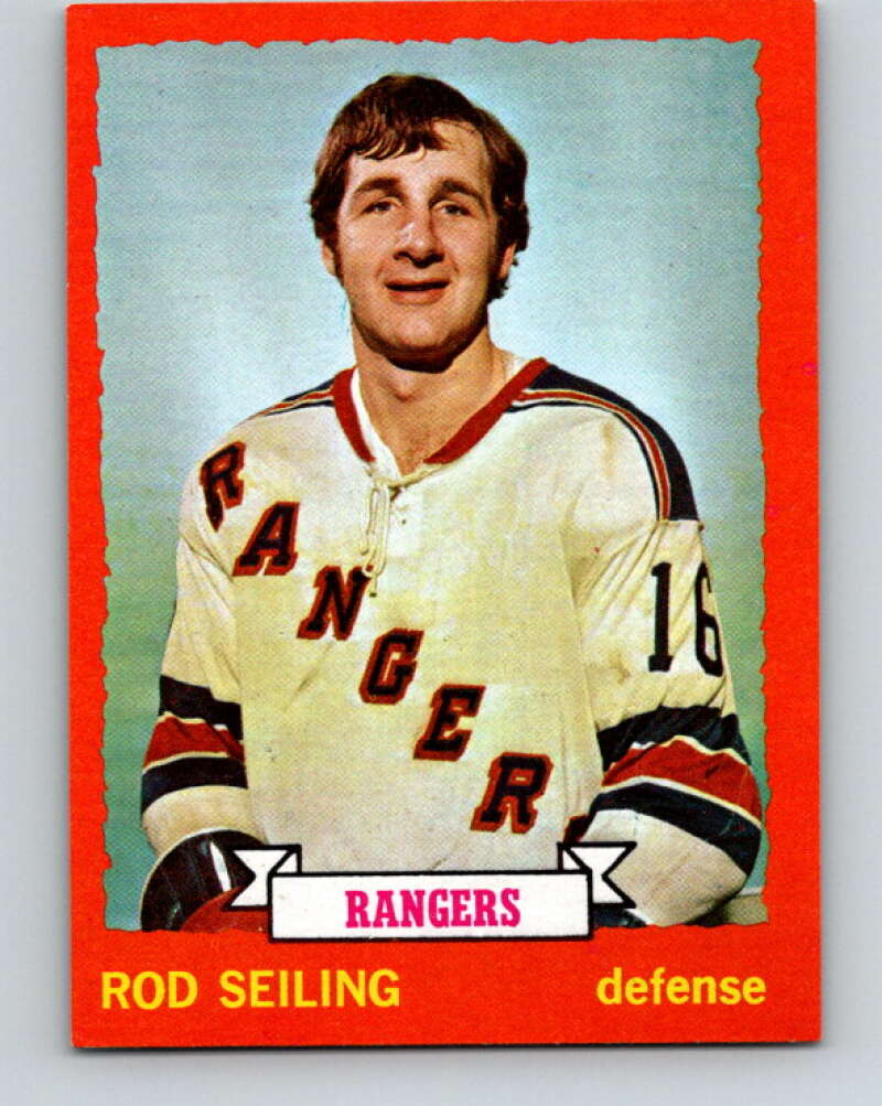1973-74 Topps #9 Rod Seiling New York Rangers V16618