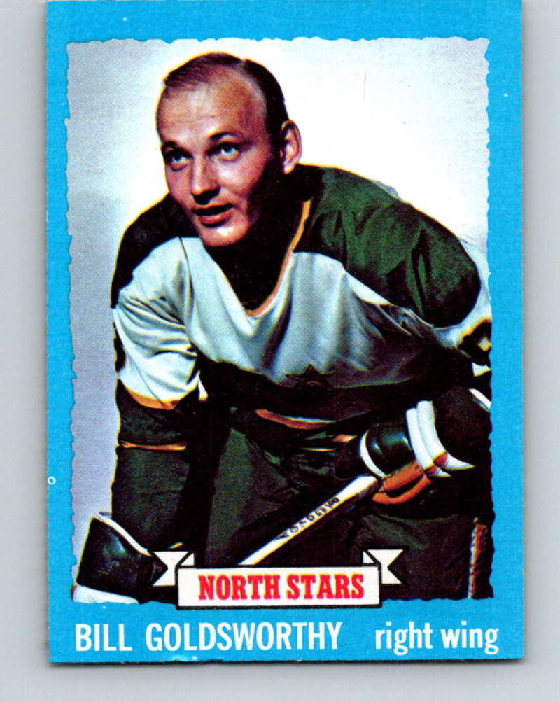 1973-74 Topps #62 Bill Goldsworthy Minnesota North Stars V16643