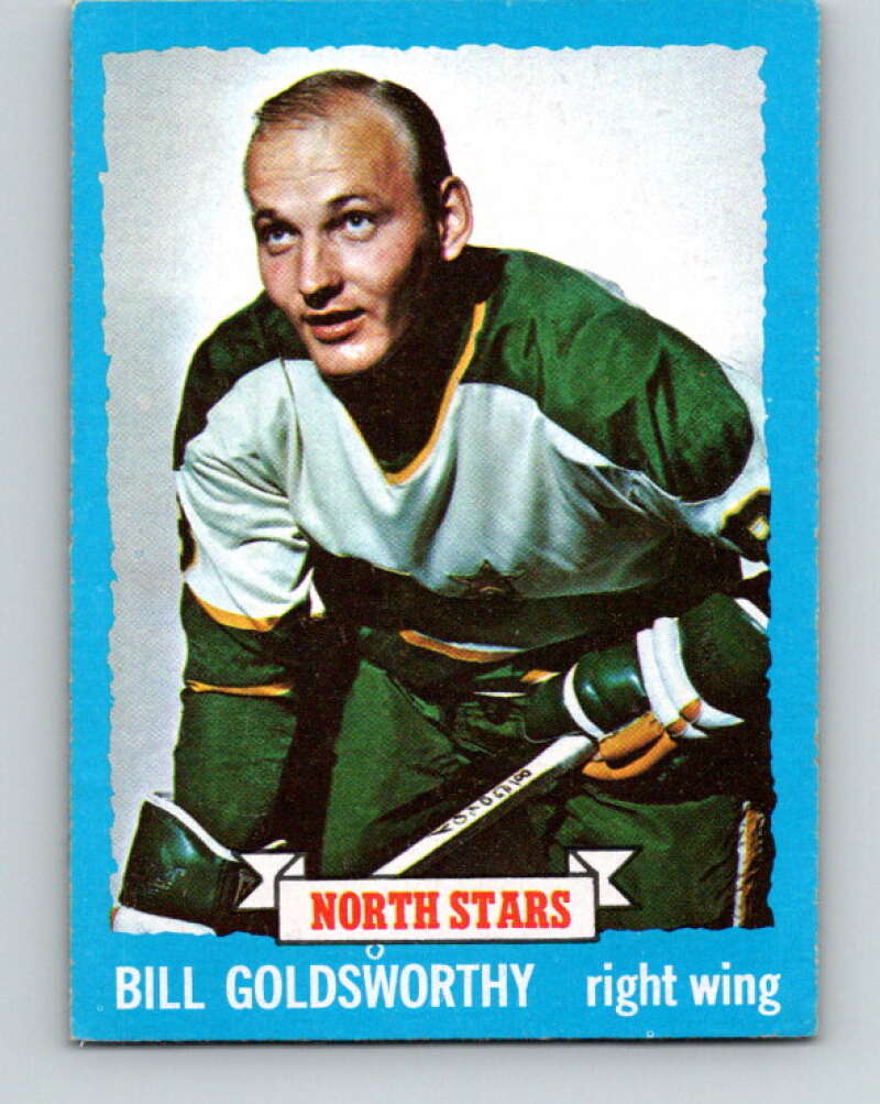 1973-74 Topps #62 Bill Goldsworthy Minnesota North Stars V16644