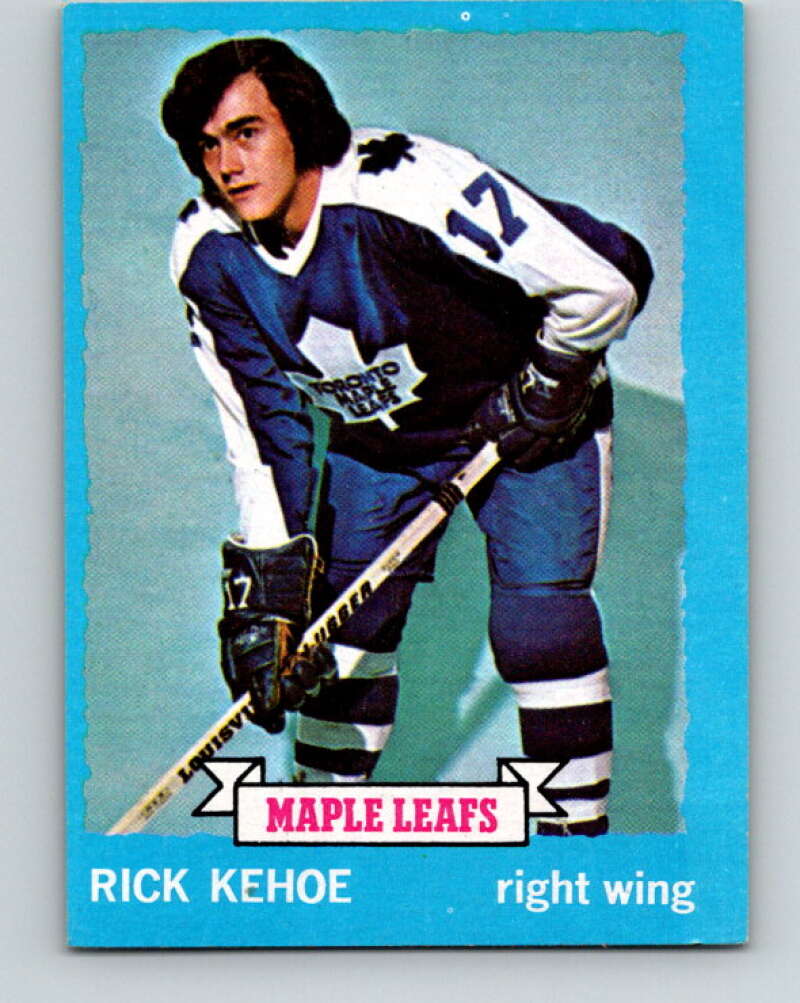 1973-74 Topps #179 Rick Kehoe RC Rookie Toronto Maple Leafs V16690