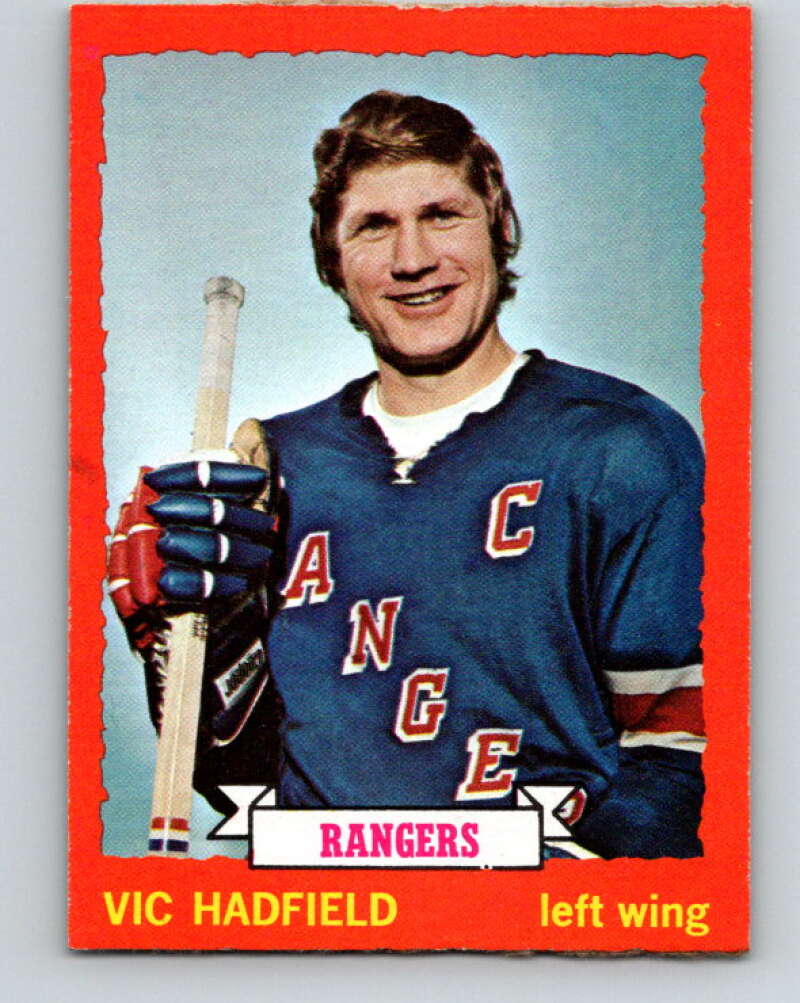 1973-74 Topps #181 Vic Hadfield New York Rangers V16694