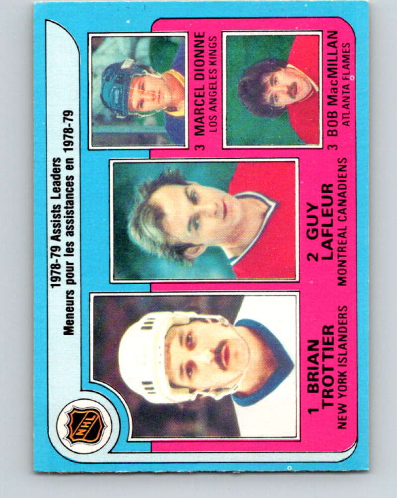 1979-80 O-Pee-Chee #2 Trottier/Lafleur/Dionne/MacMillan V16712