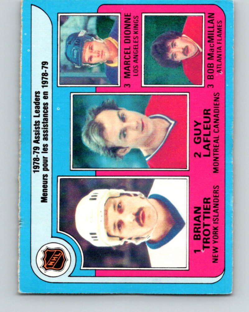 1979-80 O-Pee-Chee #2 Trottier/Lafleur/Dionne/MacMillan V16716
