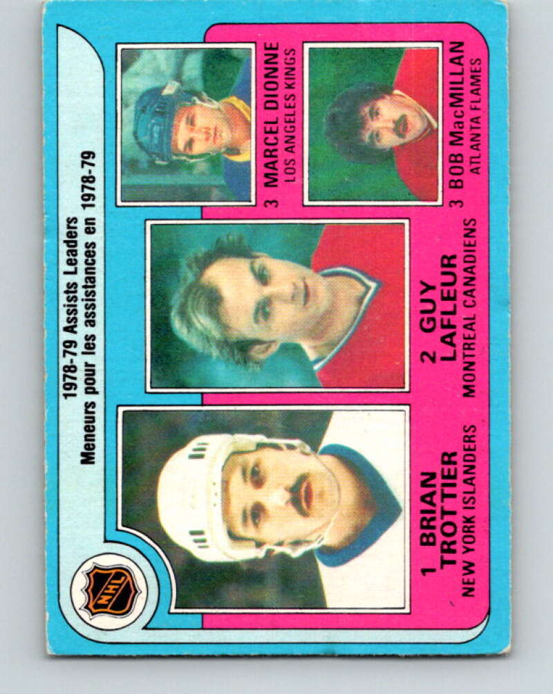 1979-80 O-Pee-Chee #2 Trottier/Lafleur/Dionne/MacMillan V16718