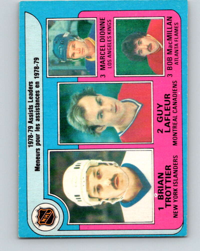 1979-80 O-Pee-Chee #2 Trottier/Lafleur/Dionne/MacMillan V16719