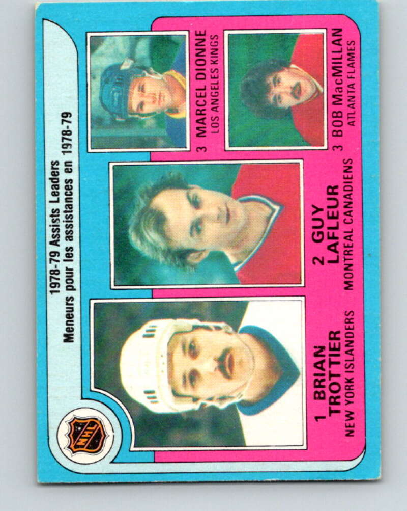 1979-80 O-Pee-Chee #2 Trottier/Lafleur/Dionne/MacMillan V16720