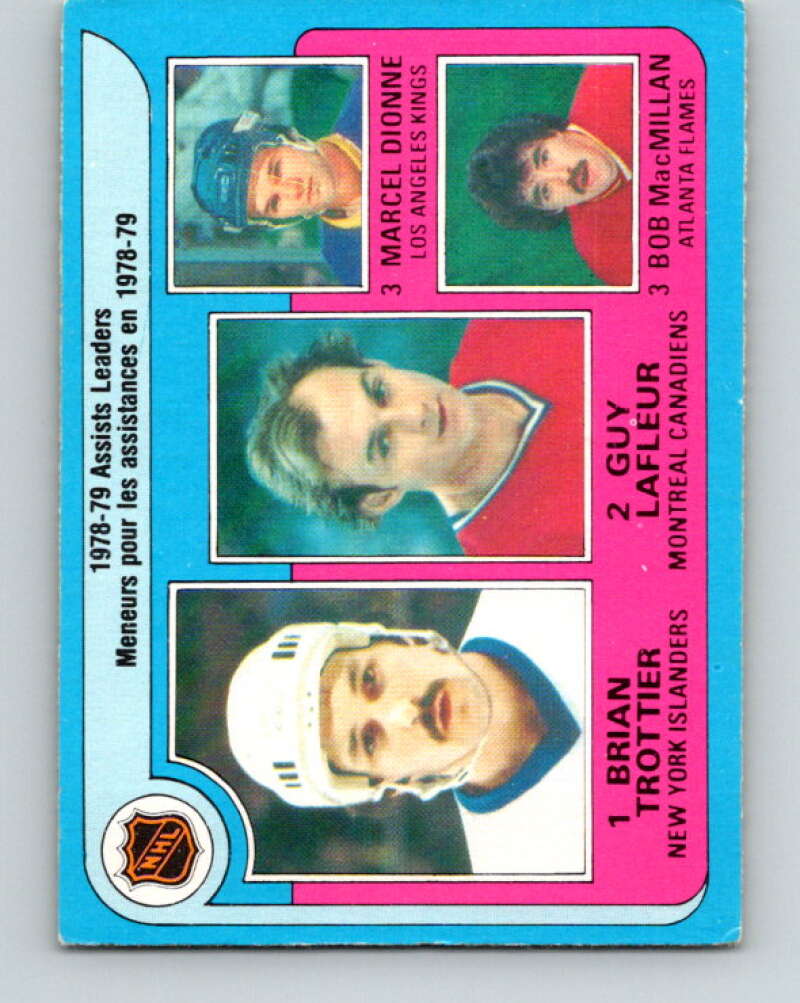 1979-80 O-Pee-Chee #2 Trottier/Lafleur/Dionne/MacMillan V16723