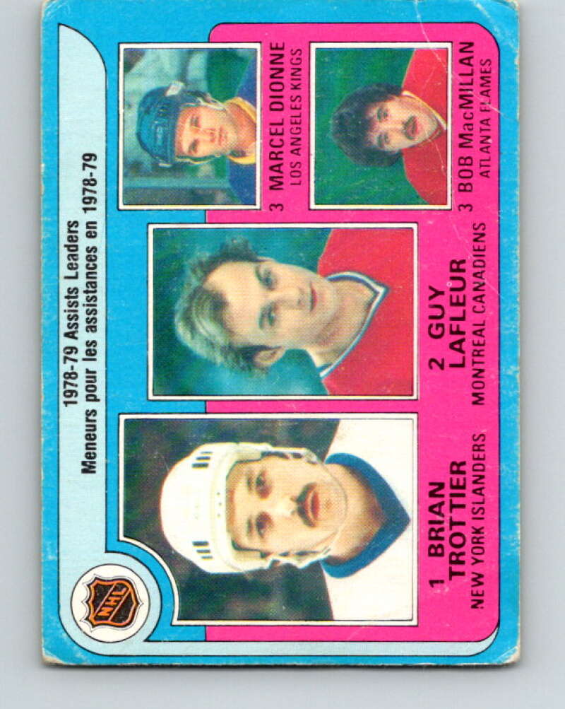 1979-80 O-Pee-Chee #2 Trottier/Lafleur/Dionne/MacMillan V16726