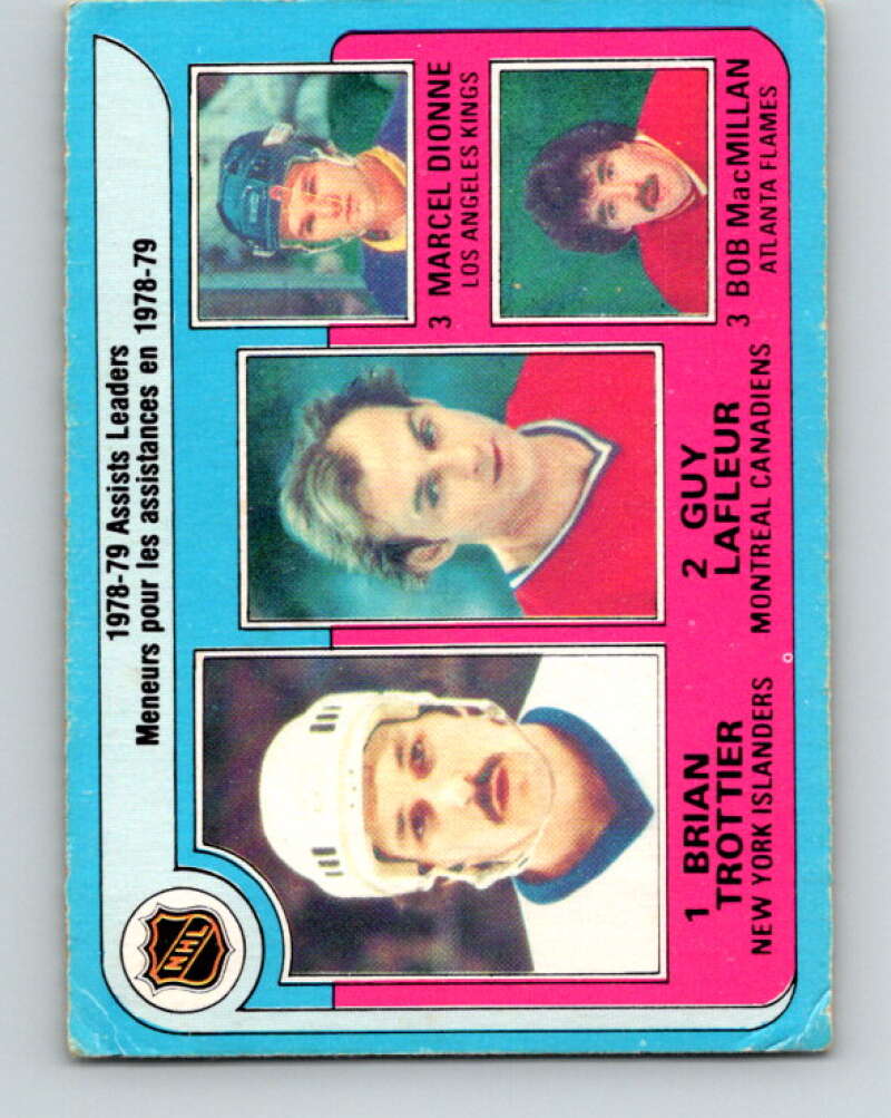 1979-80 O-Pee-Chee #2 Trottier/Lafleur/Dionne/MacMillan V16727