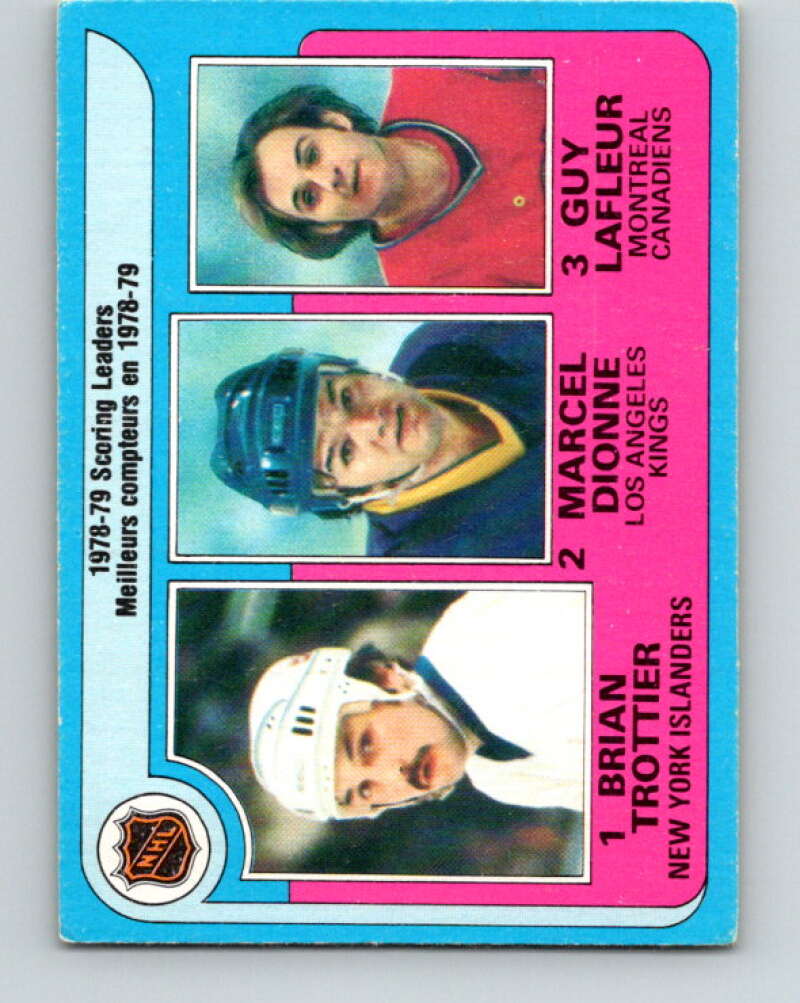 1979-80 O-Pee-Chee #3 Trottier/Dionne/Lafleur LL V16738