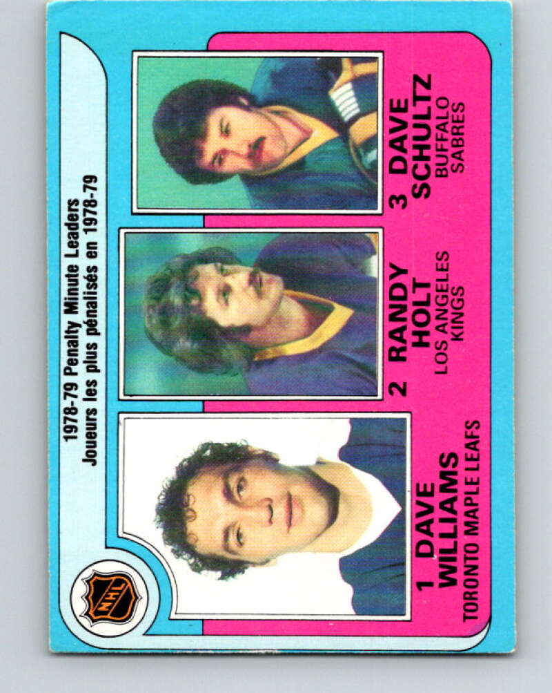 1979-80 O-Pee-Chee #4 Williams/Holt/Schultz LL V16742