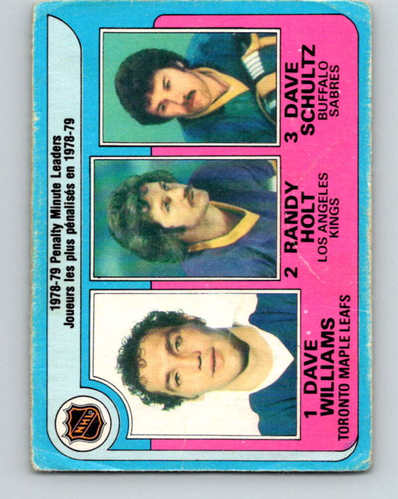 1979-80 O-Pee-Chee #4 Williams/Holt/Schultz LL V16748