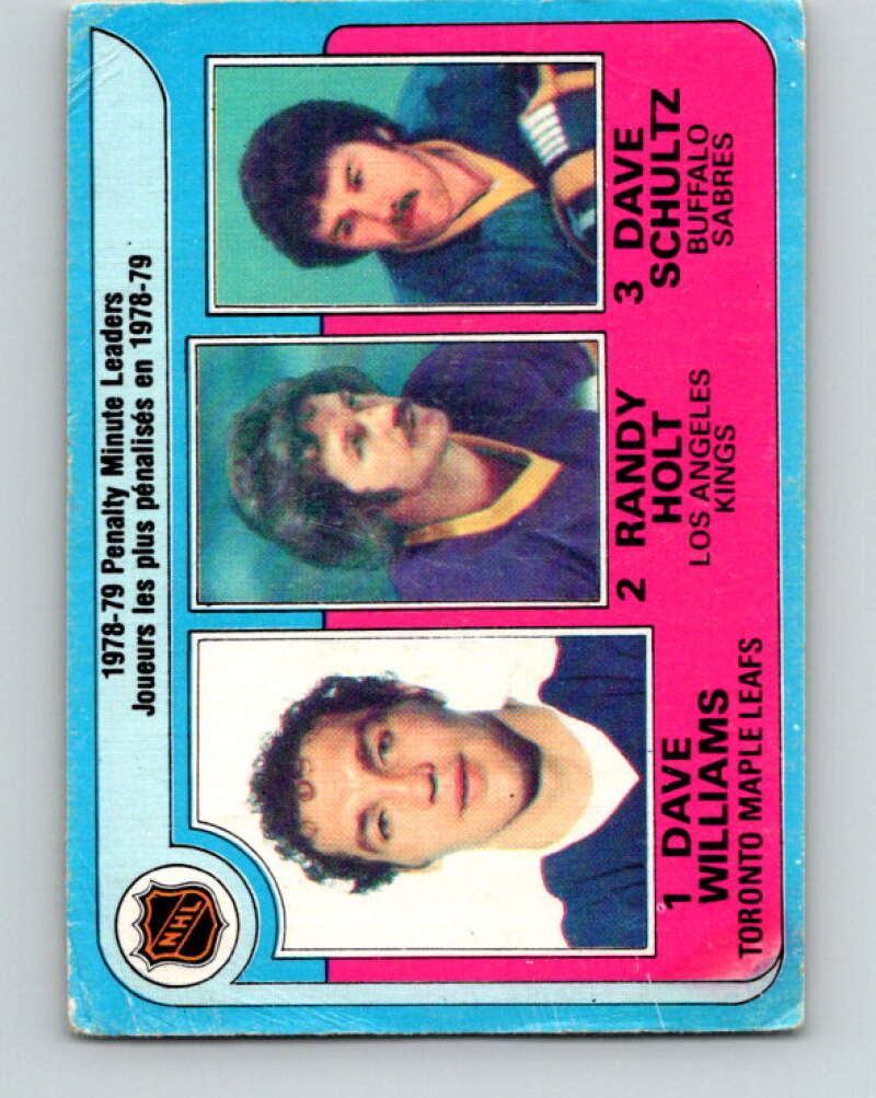 1979-80 O-Pee-Chee #4 Williams/Holt/Schultz LL V16749