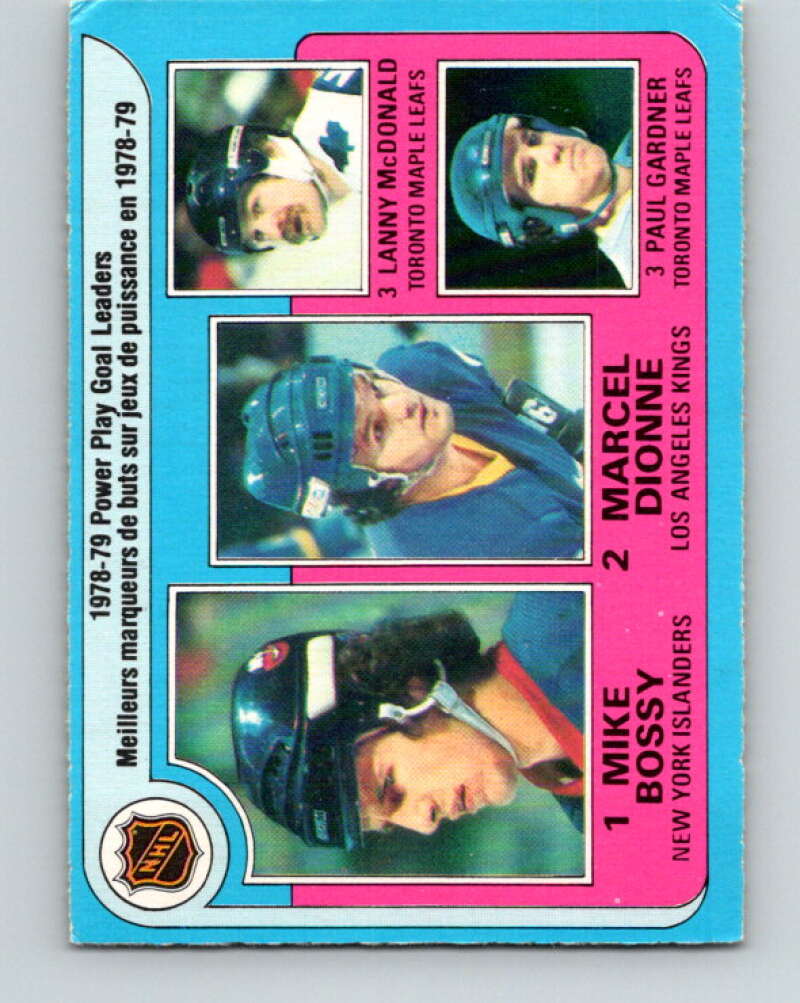 1979-80 O-Pee-Chee #5 Bossy/Dionne/McDonald/Gardner V16755